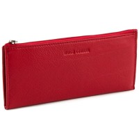 Вузький гаманець зі шкіри для дівчат Marco Coverna MC-8805-2 (JZ6692) червоний
