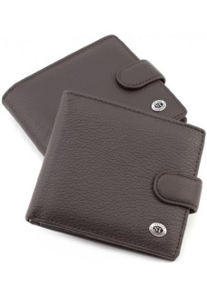 Мужской кожаный кошелек ST Leather (ST153) 98380 Коричневый