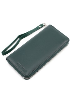 Современный кожаный кошелек из кожи Marco Coverna MC-7002-7 (JZ6684) зелёный
