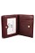 Жіночий шкіряний гаманець складаний маленький лаковий ST Leather (S1101A) 98204 Бордовий
