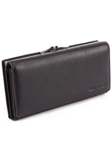 Модный качественный кожаный кошелек для женщин Marco Coverna MC-1412-1 (JZ6608) черный