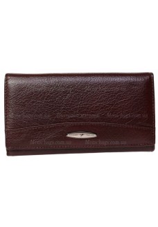 Шкіряний гаманець коричневого кольору із зовнішнім відділенням на блискавці