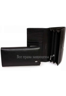 Кожаный черный женский кошелек фирмы Sergio Torretti