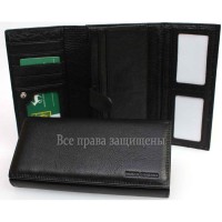 Черный женский кошелек для карточек