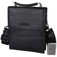 Елітна чоловіча шкіряна сумка з ручкою і ремнем через плече HT-403-4A в категорії чоловічі сумки Київ