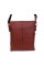 Рыжая кожаная сумка планшет
