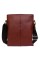 Рыжая кожаная сумка планшет
