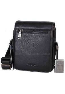 Чоловіча сумка з натуральної шкіри чорного кольору HT-5213-6 в категорії купити сумки Україна