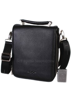 Престижная мужская сумка из натуральной кожи черная HT-1021-3 в категории мужские сумки Украина