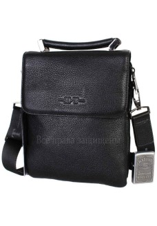 Модная кожаная мужская сумка с ручкой и ремнем через плечо HT-1330-5 в категории сумки Львов