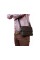 Класична коричнева сумка через плече