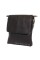 Модна шкіряна чоловіча сумка-гаманець на пояс чорного кольору