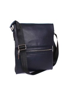 Чоловіча сумка для планшета 10 дюймів з натуральної шкіри синього кольору
