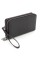 Місткий чоловічий гаманець-клатч на дві блискавки з якісної шкіри 21х12 Marco Coverna086-5902C (21072) чорний