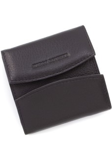 Кожаный миниатюрный кошелек 8,5х8,5 Marco Coverna 2069-1(17507) чёрный