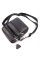 Компактная кожаная сумка для документов JZ 16х18 JZ-20370-SO Черный