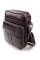 Компактная кожаная сумка мужская JZ AN-205 16,5x21x7-8 Коричневый