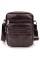 Компактная кожаная сумка мужская JZ AN-206 16,5x21x7-8 Коричневый