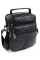 Кожаная сумка-мессенджер мужская с ручкой для ношения в руке JZ AN-119 19x24x9-12 Черная