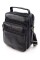 Кожаная сумка-мессенджер мужская с ручкой JZ AN-113 19x24x9-12 Черная