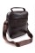 Кожаная сумка мужская с ручкой для носки в руке JZ AN-902-1 18x23x7-8 Коричневый