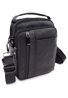 Кожаная сумка мужская с ручкой JZ AN-P534-2 18x23x7-8 Черный