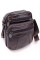 Кожаная мужская сумка JZ AN-02-2 15х18,5х5 Коричневая