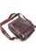 Кожаная мужская сумка JZ AN-02-2 15х18,5х5 Коричневая