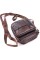 Кожаная мужская сумка JZ AN-03-2 15х18,5х5 Коричневая - стиль и функциональность из натуральной кожи