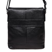Мужская кожаная сумка формата А5 JZ SB-JZK13822-black