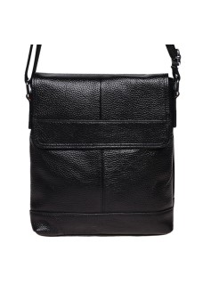 Мужская кожаная сумка формата А5 JZ SB-JZK13822-black