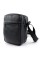 Качественная мужская сумка из кожи с ремнем 17х22х9 SN-23M черная