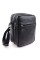 Качественная мужская сумка из кожи с ремнем 17х22х9 SN-23M черная