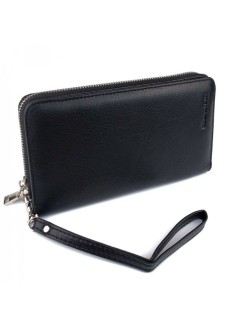 Шкіряний чоловічий гаманець з ручкою Marco Coverna MC-3051-1 (JZ6714) чорний