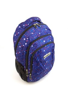 Яскравий рюкзак унісекс із текстилю AOKING BE57475-1 різнокольоровий