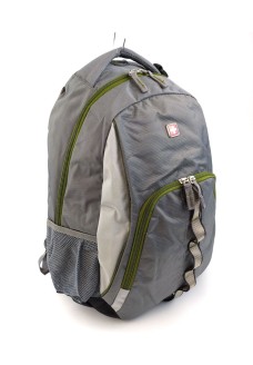 Сучасний рюкзак унісекс із відділенням для ноутбука SWISSWIN SPO-0003LG сірий