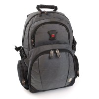 Оригінальний рюкзак на кожен день із відділенням для ноутбука SWISSWIN SW9123 сірий