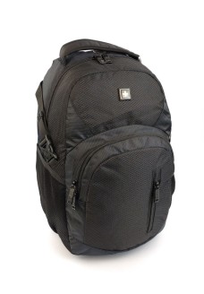 Рюкзак для девушек и парней из текстиля с отделением для ноутбука SWISSWIN SWK3002 черный