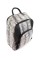 Стильный рюкзак для женщин с узором кожи змеи JZ NS-RT0225 черно-белый 