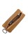 Практична шкіряна ключниця з надійною фурнітурою JZ N1644S-6 світло-коричнева