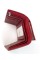 Стильный молодежный кошелек из кожи для девушек  Salfeite F-214-DRED бордовый