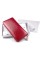 Лаковий гаманець зі шкіри з ремінцем для руки Salfeite F-AE38-1-RED червоний