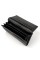 Классический функциональный кошелек из кожи для девушек Salfeite F-1518-BLACK черный