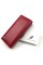 Женский практичный кожаный кошелек  Salfeite F-1518-DRED бордовый