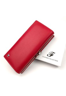 Модний гаманець для жінок зі шкіри Salfeite F-1518-RED червоний
