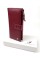 Модный качественный кошелек из кожи для женщин Salfeite F-1432-DRED бордовый