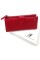 Яркий качественный женский кожаный кошелек Salfeite F-1432-RED красный