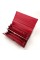 Яркий функциональный кошелек из кожи для женщин Salfeite F-150-RED красный