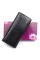 Жіночий шкіряний лаковий гаманець на кнопці HENGHUANG HH-AE150-BLACK чорний