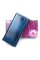 Жіночий шкіряний лаковий гаманець на кнопці HENGHUANG HH-AE150-BLUE синій